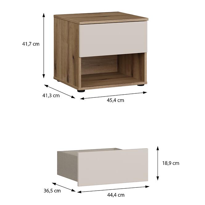 Nočný Stolík Collet Cetk012-Q303