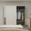 Skriňa s posuvnými dverami Collet 200,1cm-piesková/dub evoke,dvojdverová,6