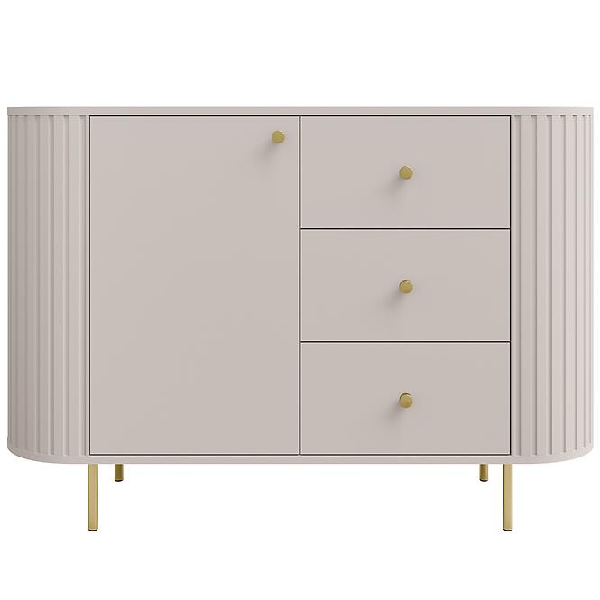 Komoda Ovalio 813 1f 3s Pieskovo-Béžová