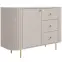 Komoda Ovalio 813 1f 3s Pieskovo-Béžová,2
