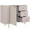 Komoda Ovalio 813 1f 3s Pieskovo-Béžová,4