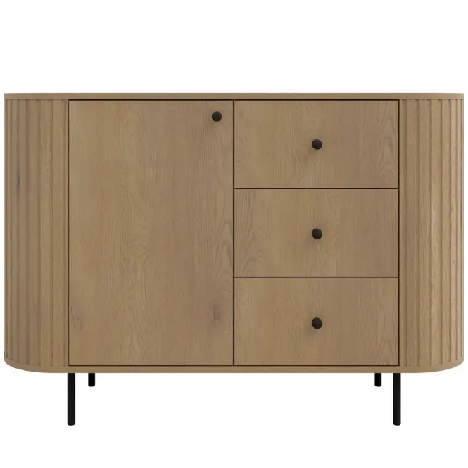 Komoda Ovalio 813  1f 3s Dub Cremona