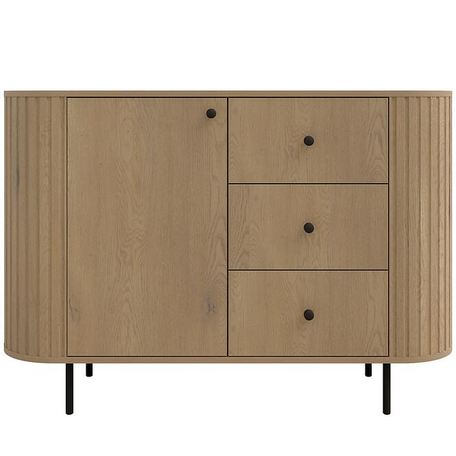 Komoda Ovalio 813  1f 3s Dub Cremona