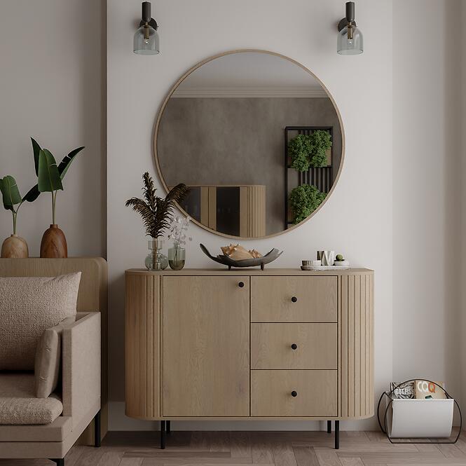 Komoda Ovalio 813  1f 3s Dub Cremona,11