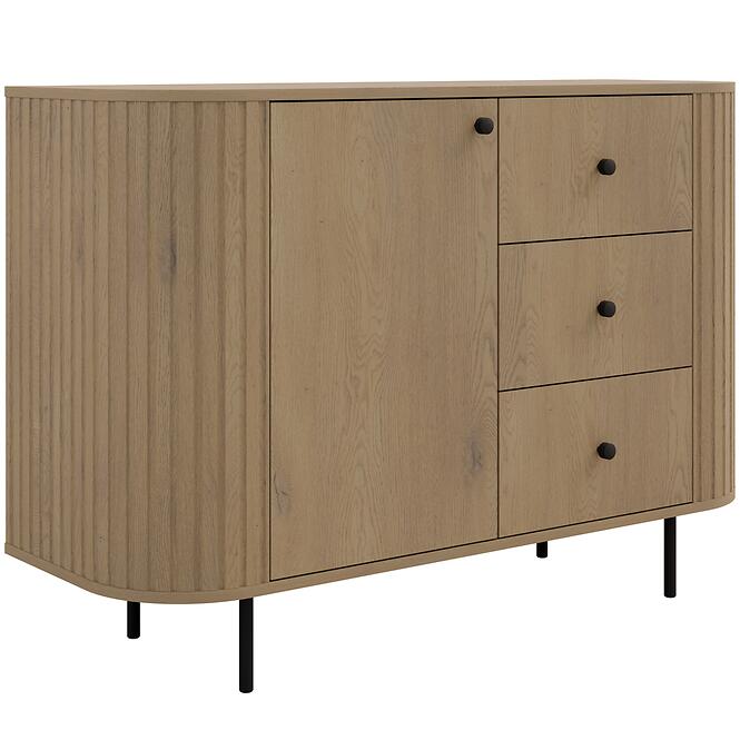 Komoda Ovalio 813  1f 3s Dub Cremona,2