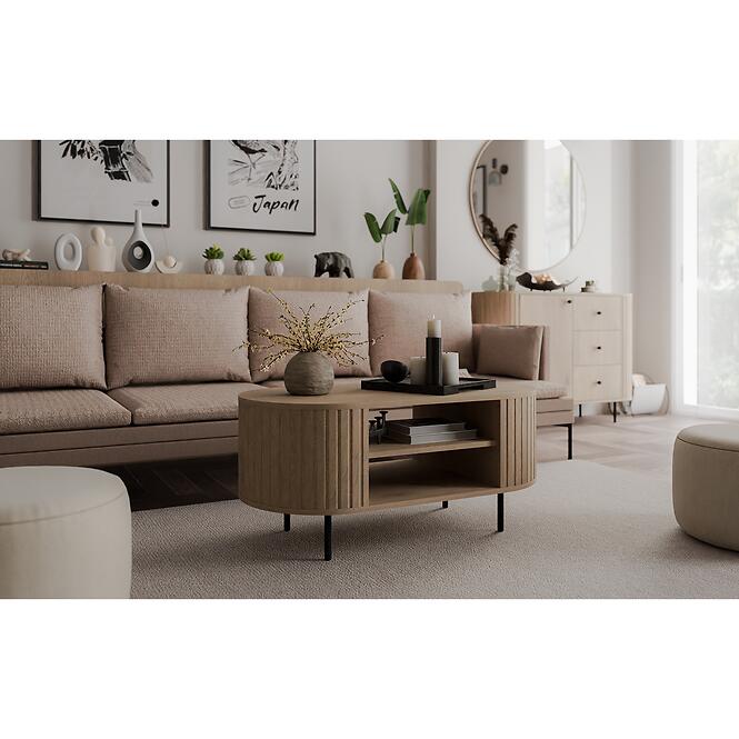 Komoda Ovalio 813  1f 3s Dub Cremona,8