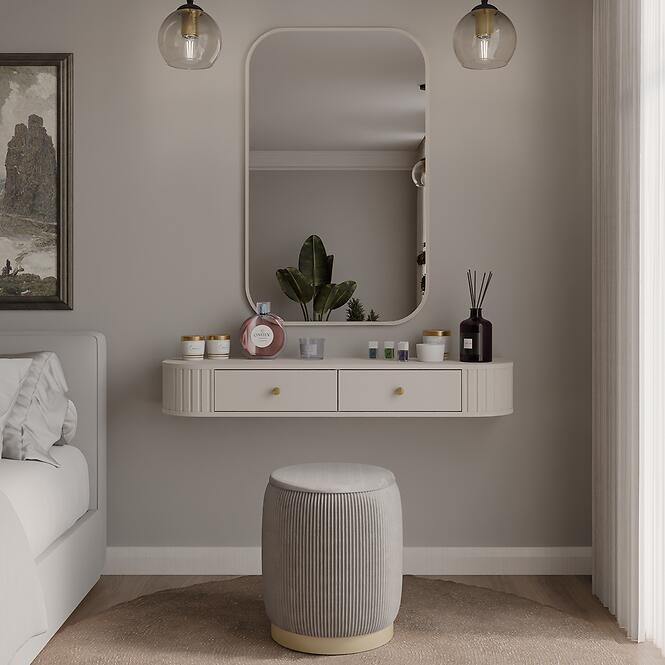 Zrkadlo Ovalio 702  Pieskovo-Béžová