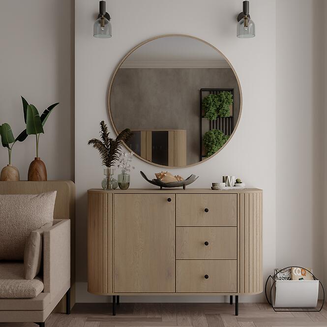 Zrkadlo Ovalio 701  Dub Cremona,6