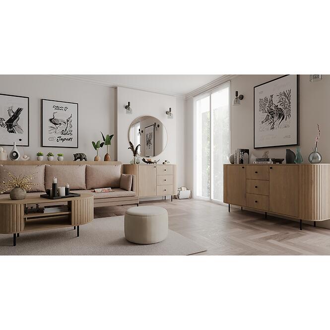 Zrkadlo Ovalio 701  Dub Cremona,8