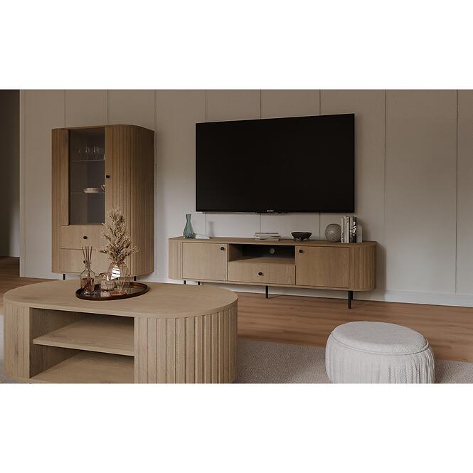 Konferenčný Stolík Ovalio 200  Dub Cremona