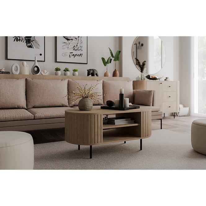 Konferenčný Stolík Ovalio 200  Dub Cremona,9