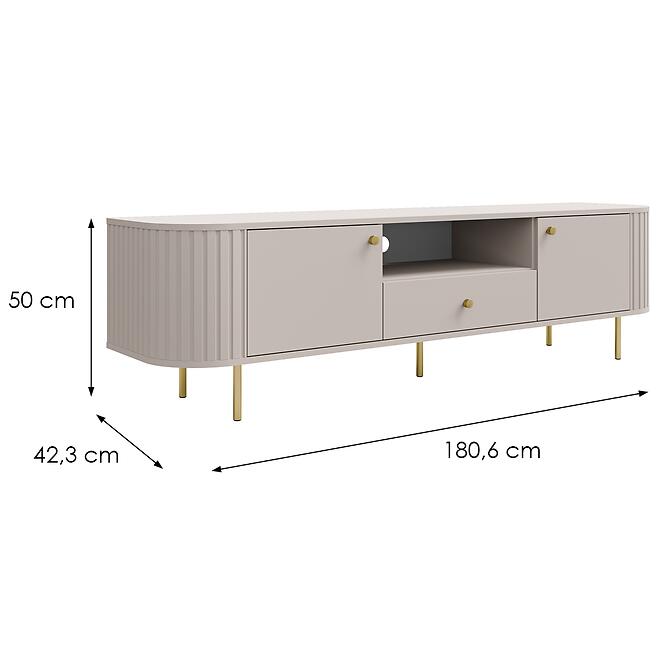 Rtv Ovalio 321  2f 1s Pieskovo-Béžová