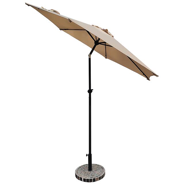 Záhradný slnečník Lodia 270 cm YQ-101 béžový,4