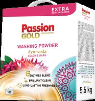 Prací prášok Passion Gold 5,5 kg color & dark ayurveda
