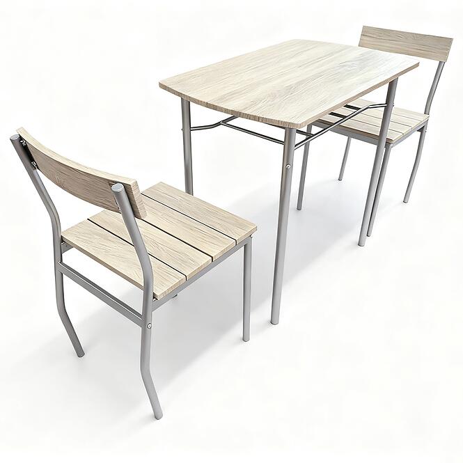 Jedálenská zostava Tivoli 1+2 sonoma/sivá,5