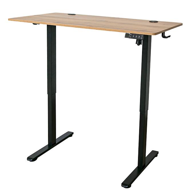 Elektrický stôl Seville 12530 prírodná/čierna