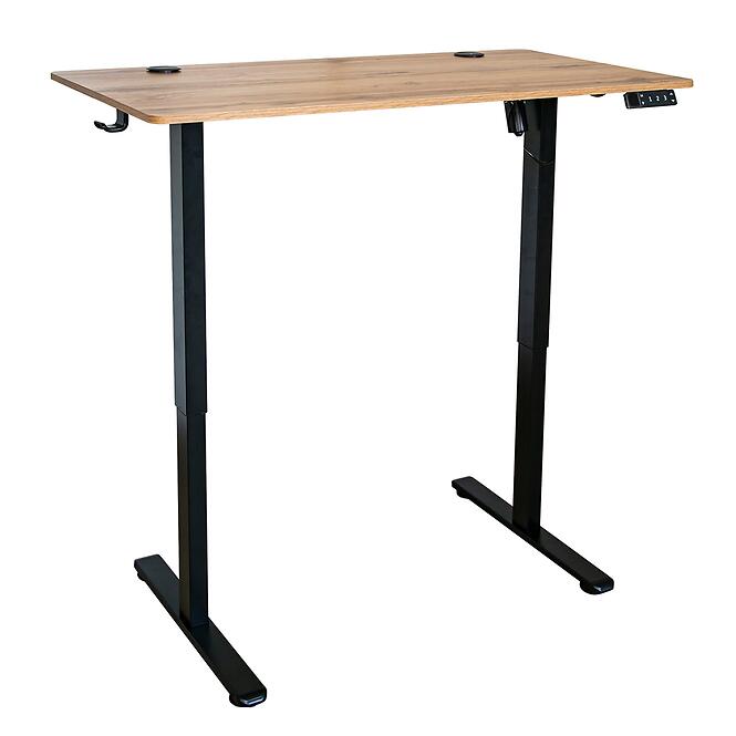 Elektrický stôl Seville 12530 prírodná/čierna