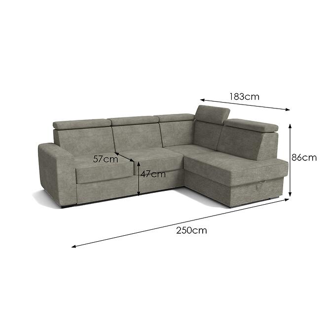 Rohová sedacia súprava Manhattan P Vibe 21