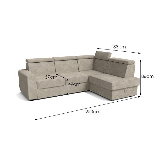 Rohová sedacia súprava Manhattan P Vibe 06