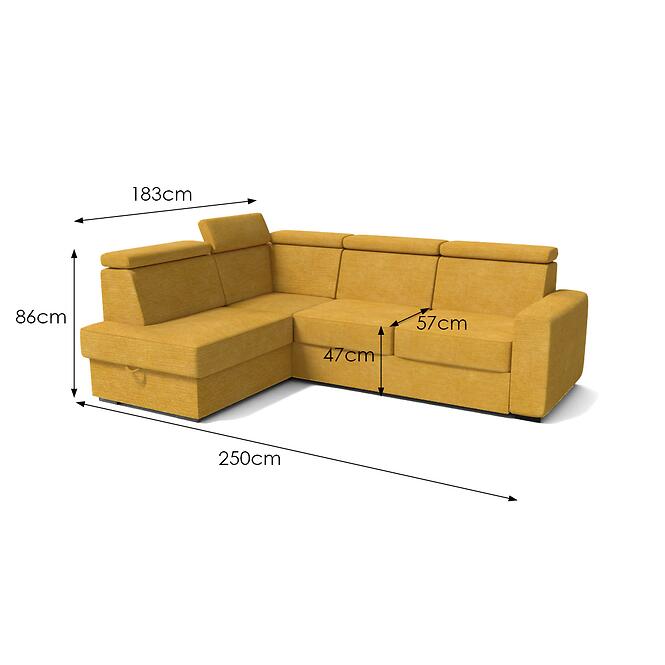 Rohová sedacia súprava Manhattan L Vibe 53