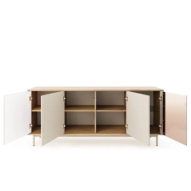 Komoda 3d1w Ti2 Tila Kašmír/Dub,3