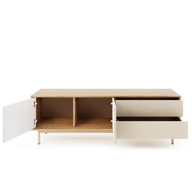 Tv Stolík 2d2s Ti4 Tila Kašmír/Dub