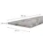 Kuchynská doska Mramor Cippolino 180cm/38mm,2