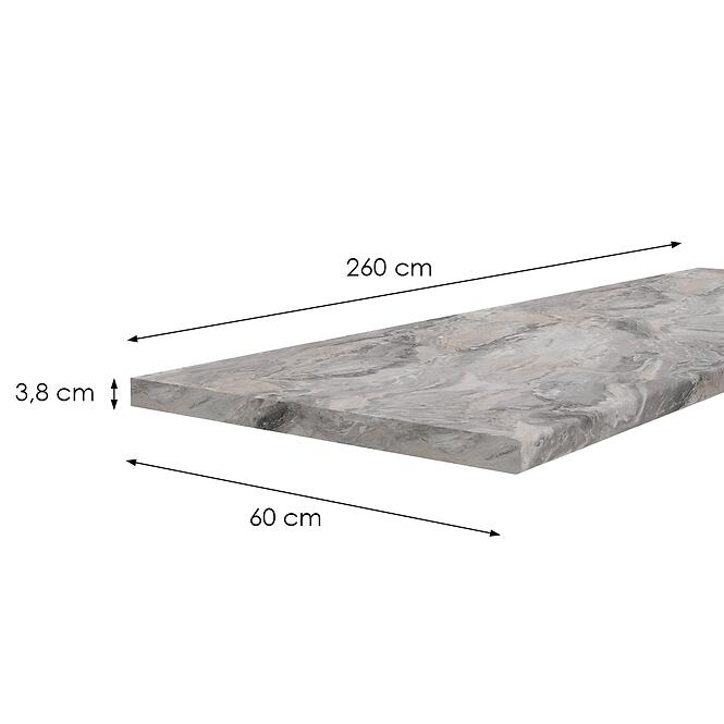 Kuchynská doska Mramor Cippolino 260cm/38mm,2