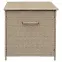 Záhradný box Tejn z technorattanu 80x80x160, prírodný,2
