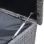 Záhradný box Tejn z technorattanu 55x64x136 sivý,10