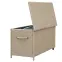 Záhradný box Tejn z technorattanu 55x64x136 prírodná farba,6