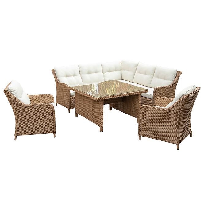 Technorattan set Bolzano 13276 natural,2