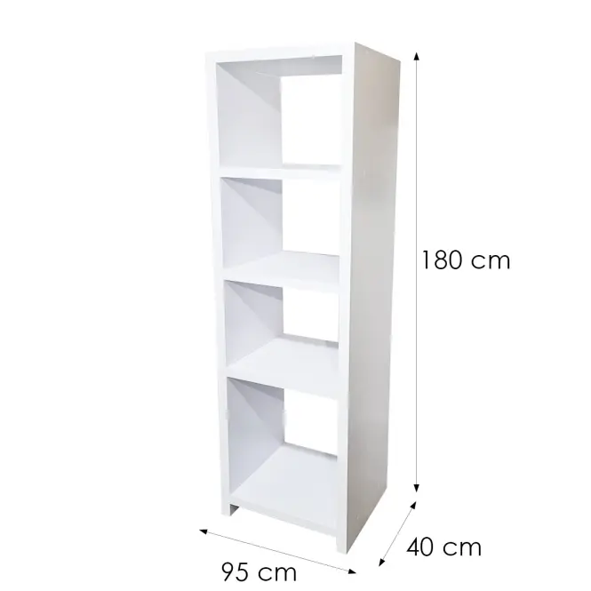 Regál biela 36D