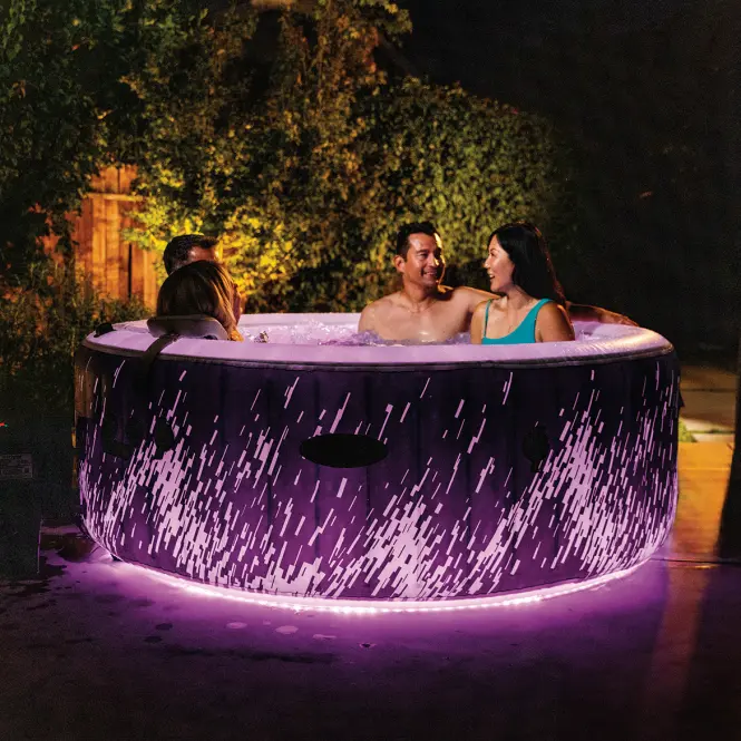 Vírivka 1,96x0,71m Glow Deluxe Bubble S2 28494NP