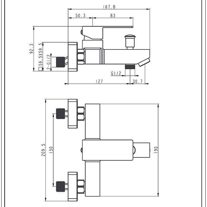 Batéria vaňová Remi X čierna,12