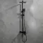 Sprchový a vaňový systém Remi X 1-F čierna,5