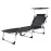 Čierne ležadlo Chill XT5027