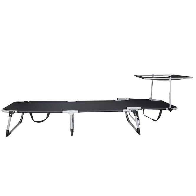 Čierne ležadlo Chill XT5027