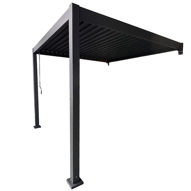 Pergola k stene Merkury 810062 3x3x2,5 m