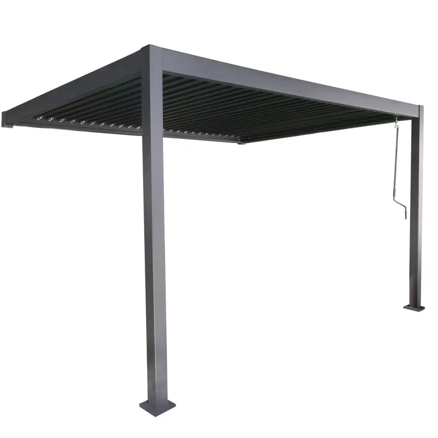 Pergola k stene Merkury 810062 3x4x2,5 m