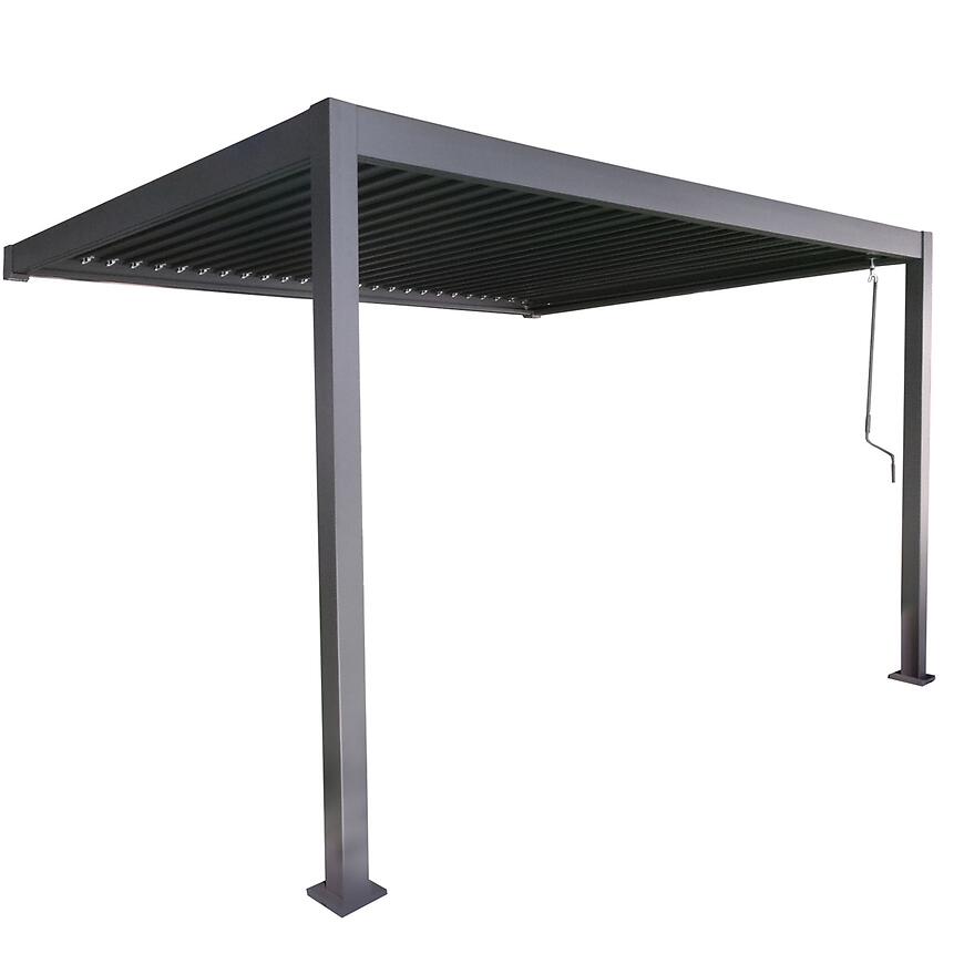 Pergola k stene Merkury 810062 3x4x2,5 m