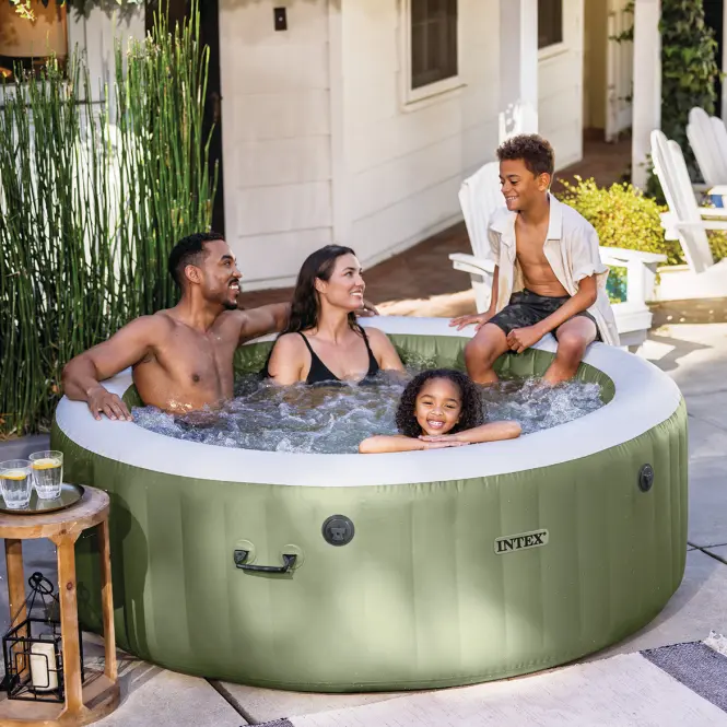 Nafukovacia vírivka Spa 1.96x0.71m Olive green S2 28426NP