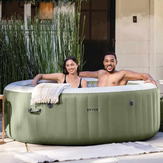 Nafukovacia vírivka Spa 1.96x0.71m Olive green S2 28426NP