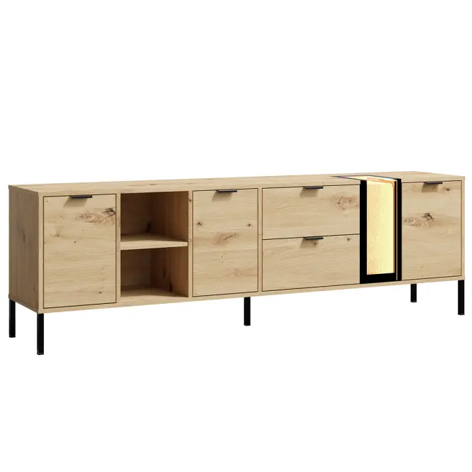 Tv Stolík Evolution Dlhá Ev/4a Artisan /WOOD