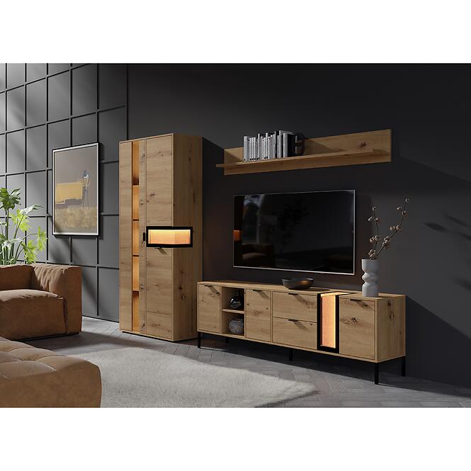 Tv Stolík Evolution Dlhá Ev/4a Artisan /WOOD,4