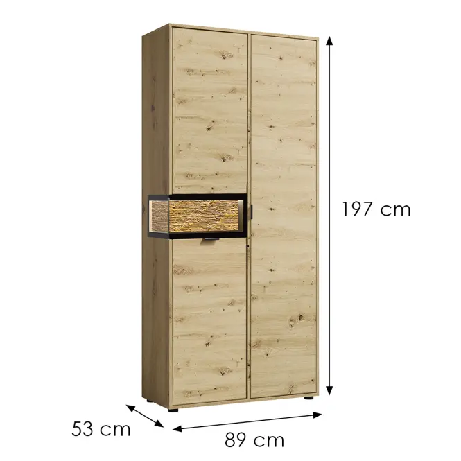 Skriňa Evolution  Ev/1 Artisan /WOOD