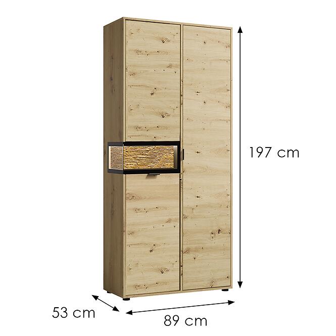Skriňa Evolution  Ev/1 Artisan /WOOD,2
