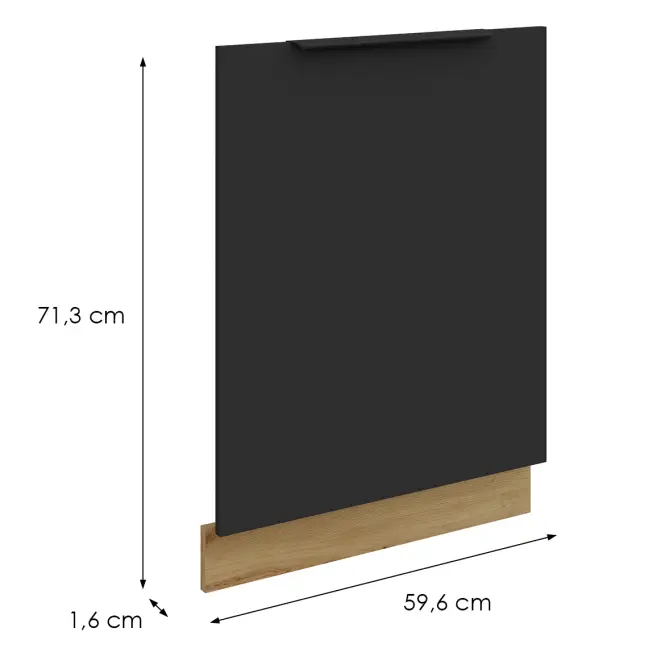 Dvierka na umývačku Zm Aria-Bl/Ar Anti Fingerprint 713x596