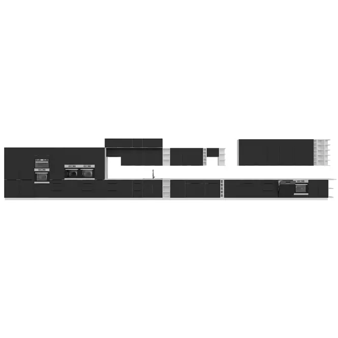 Dvierka na umývačku Zm Aria-Bl/Wh Anti Fingerprint 570x596
