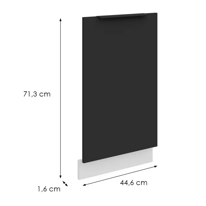Dvierka na umývačku Zm Aria-Bl/Wh Anti Fingerprint 713x446